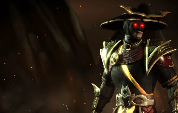 Картинка god of thunder, Mortal Kombat X, dark Raiden
