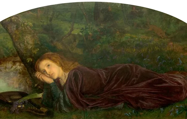 Картинка The Rift within the Lute, 1861-1862, Arthur Hughes