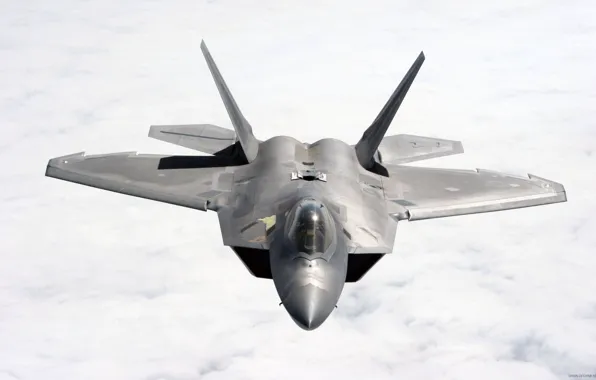 Картинка f-22, истребитель, раптор, Lockheed/Boeing, ввс сша