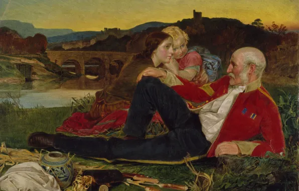 Картинка Осень, 1860, Фредерик Сэндис