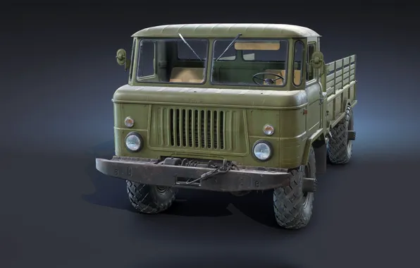 Машина, грузовик, Freelance, GAZ-66 Flatbed, Ryzhkov