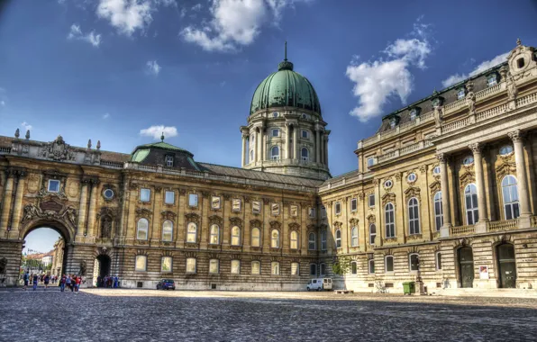 Картинка Архитектура, Венгрия, Hungary, Будапешт, Budapest, Architecture, Royal Palace, Buda castle