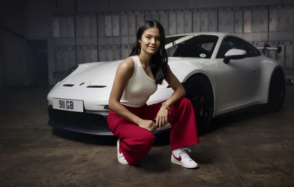 Car, Porsche, British, women, tennis, celebrity, athletes, advertisements