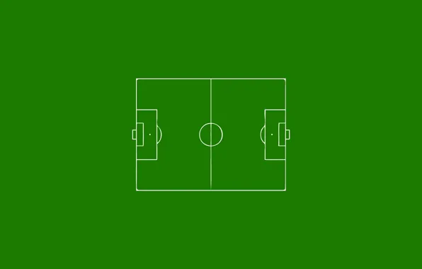 Картинка футбол, зеленый фон, stadium, стадион, football, футбольное поле, минимализм., green background