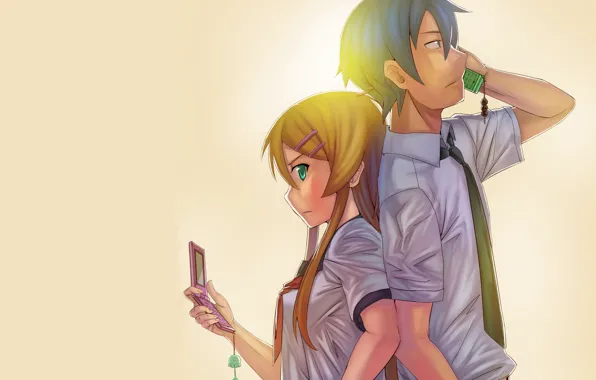 Аниме, арт, двое, Oreimo