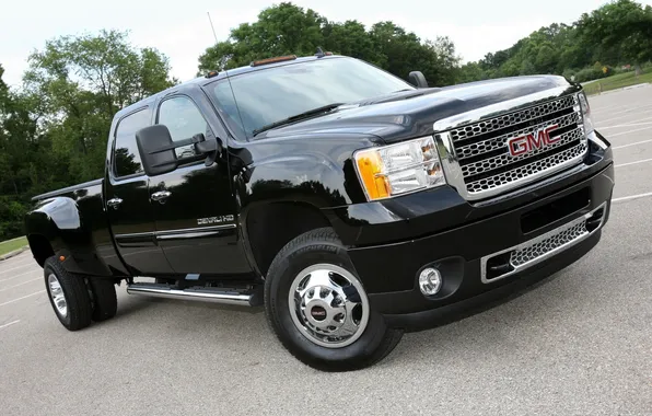 Картинка GMC, Denali, Sierra, 3500, Crew Cab, HD SLT