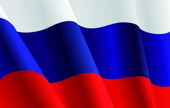 Картинка белый, синий, красный, сила, мощь, флаг, Путин, Россия