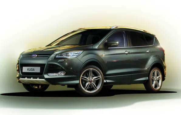 Green, Crossover, Titanium X Sport, Ford Kuga