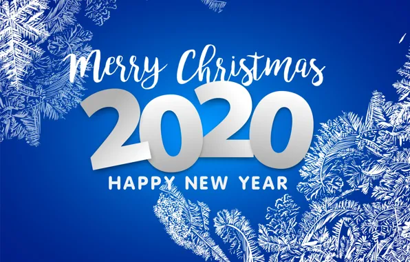 Картинка фон, узоры, Рождество, Новый год, 2020