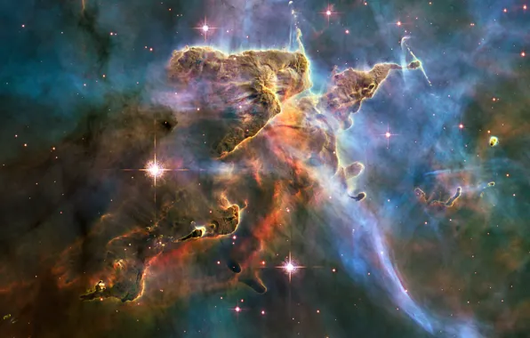 Картинка космос, туманность, NASA, Hubble, starkiteckt