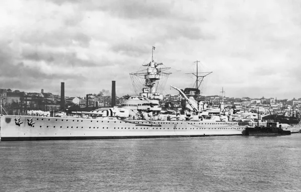 Линейный крейсер, 1938 год, ВМС Германии, SMS Deutschland, порт Лиссабон