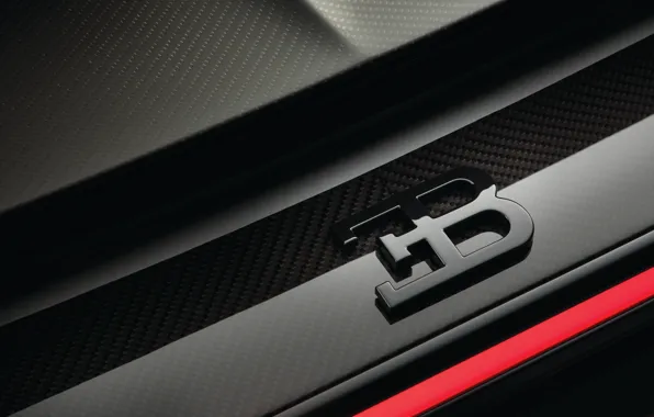 Bugatti, эмблема, logo, 2018, Sport, Chiron