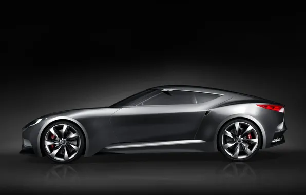 Авто, Concept, вид, Hyundai, сбоку, HND-9