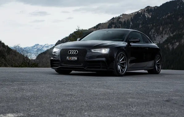 Audi, RS5, Black, Vossen