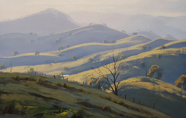 Картинка рисунок, арт, artsaus, megalong valley hills
