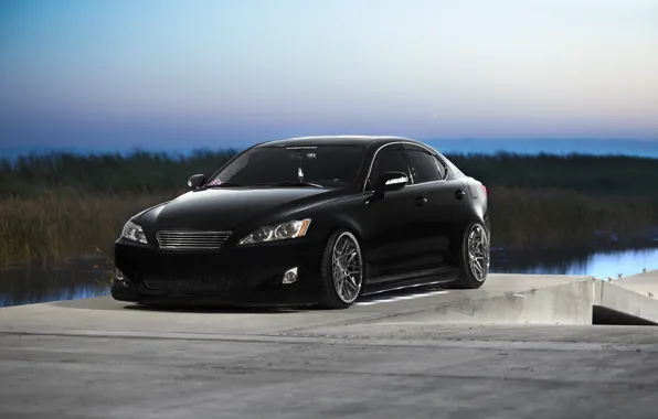 Картинка Lexus, black, front, IS250