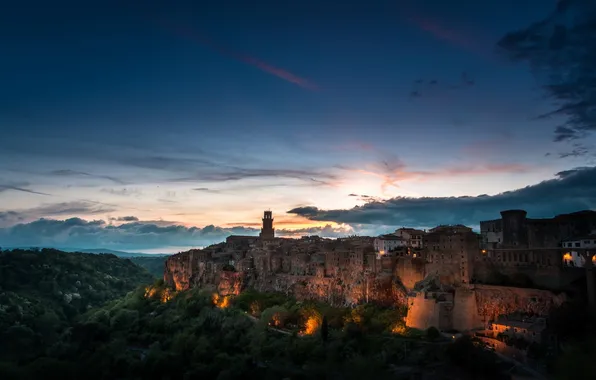 Italy, Tuscany, Pitigliano