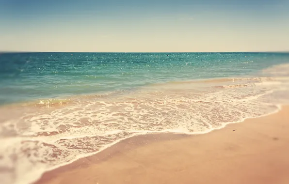 Картинка песок, море, пляж, лето, пейзаж, природа