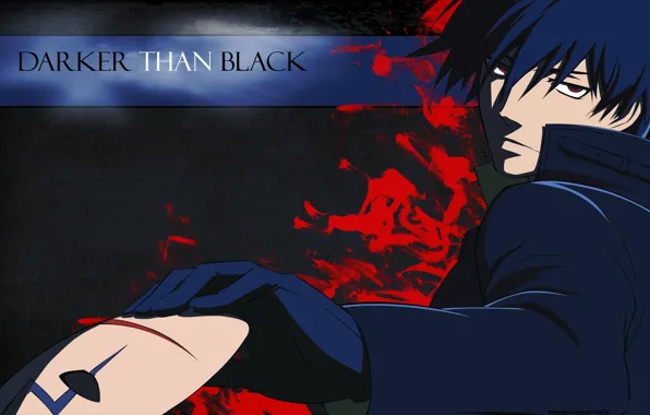 Аниме, арт, парень, Darker than Black, Темнее чёрного, Хей, контрактор