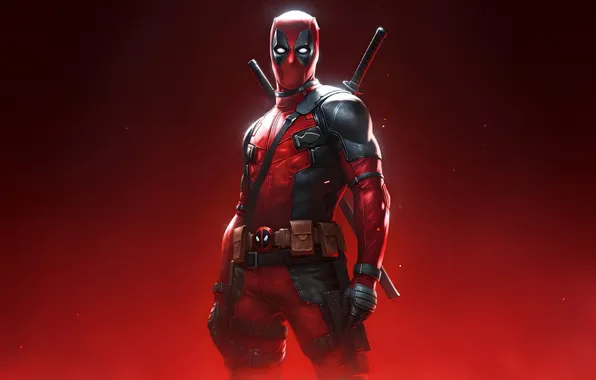 Картинка red, deadpool, reckless