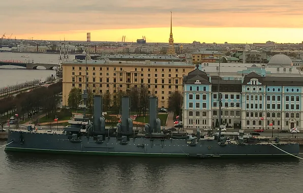 Аврора, крейсер, корабль - музей