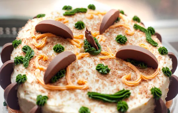 Шоколад, торт, украшение, chocolate, cakes, sweets