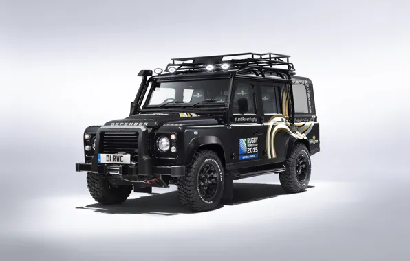 Картинка Land Rover, Defender, дефендер, лэнд ровер, 2015, Rugby World Cup