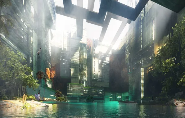 Skyscraper, upside down, neom, saudi arabia, aquellum