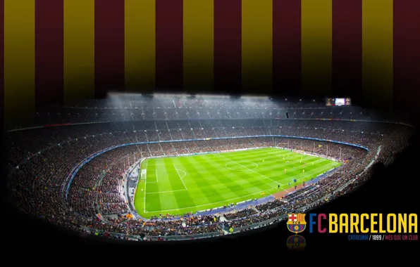 Wallpaper, football, Spain, Camp Nou, FC Barcelona, Catalonia, Mes Que un Club, More Then a …