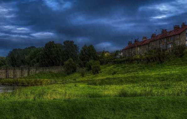 England, Craven District, Threshfield, House on the Hill