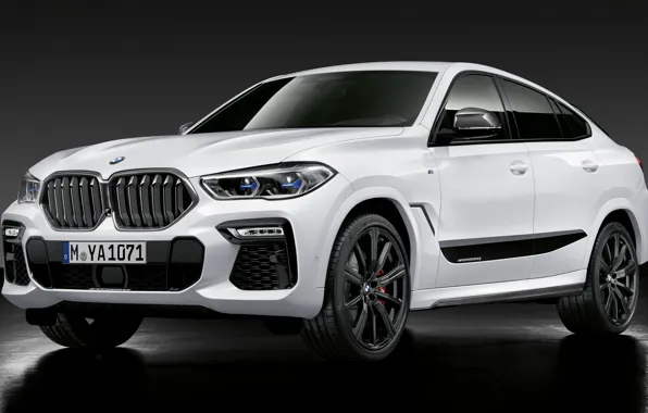 Bmw, bmw X6, bmw X6 G06, bmw X6M edition, white bmw X6