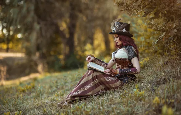 Hat, retro, model, book, floor, Георгий Дьяков