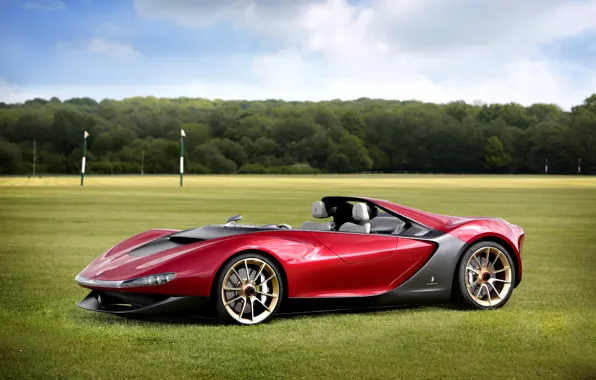 Concept, концепт, Ferrari, суперкар, феррари, Sergio, серджио