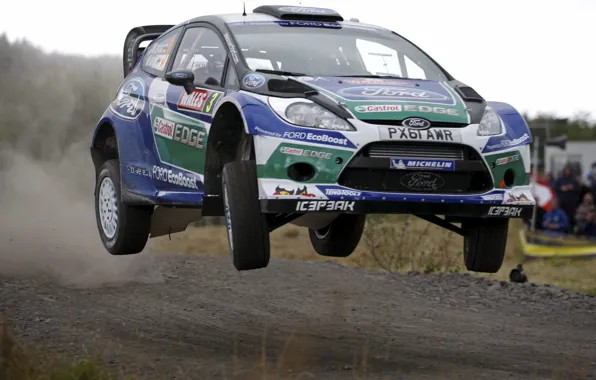 Ford, Прыжок, WRC, Rally, Ралли, Fiesta, Latvala