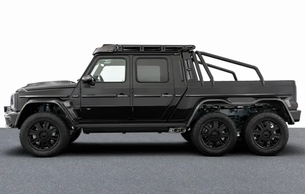 Картинка Мерседес, Brabus, Гелик, Брабус, Mercedes-Benz G-Class, 2023, Brabus 900 XLP Superblack 6x6, on G-Class