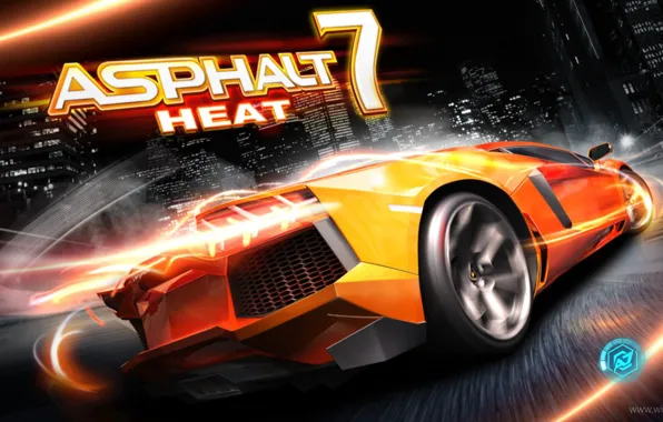 Гонки, lamborghini, asphalt7