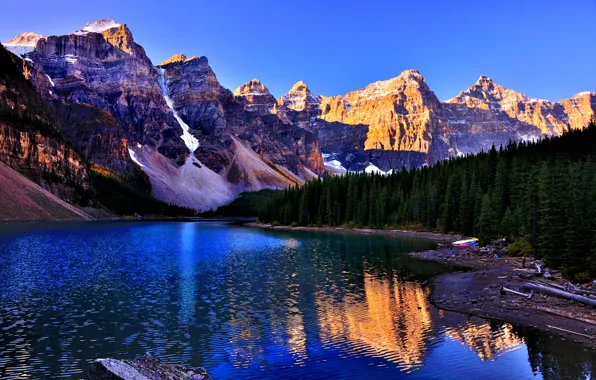 Картинка пейзаж, природа, Banff National Park, Lake Louise, Canada, Lake