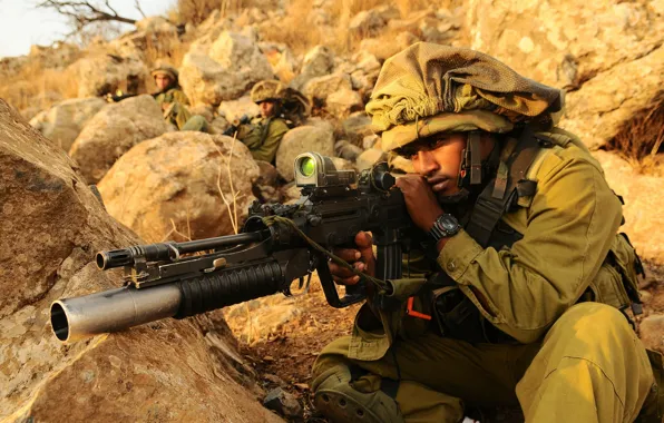 Картинка оружие, солдаты, Israel Defence Force
