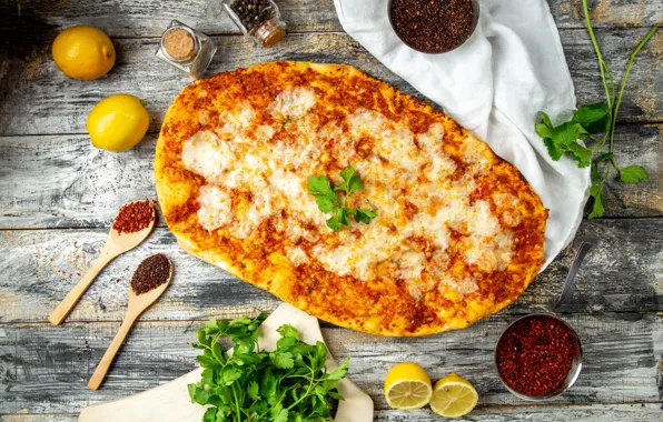Пицца, восточная, турецкая, лахмаджун