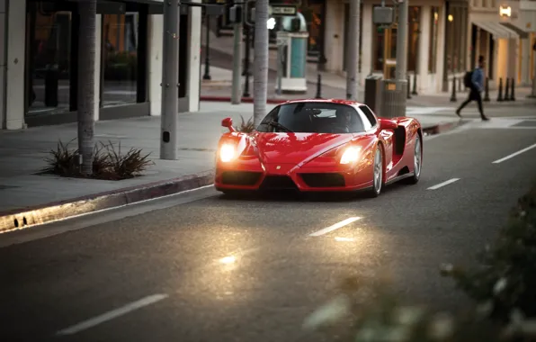 Картинка Ferrari, Ferrari Enzo, Enzo, front view, legendary