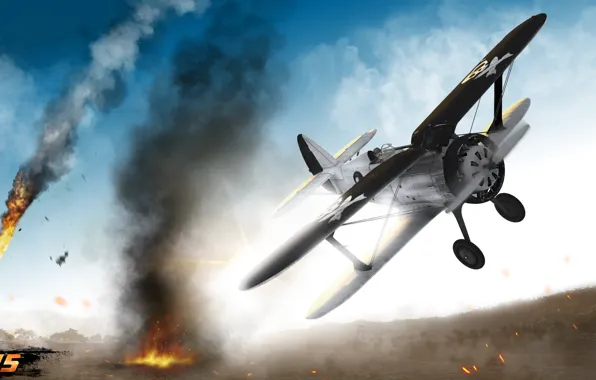 Авиация, самолет, и-15, warthunder, i-15