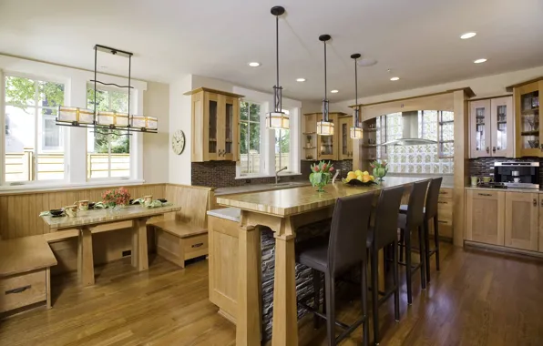 House, design, interior, kitchen, dining, historical style
