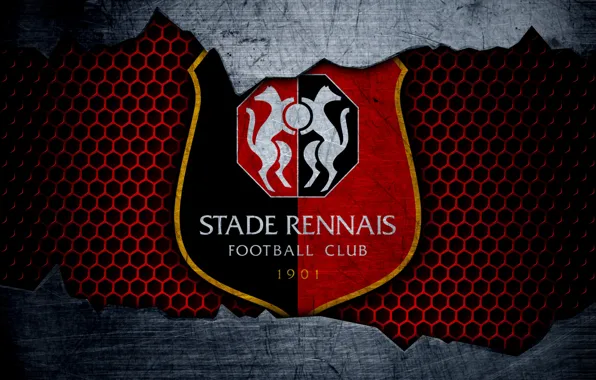 Wallpaper, sport, logo, football, Rennes