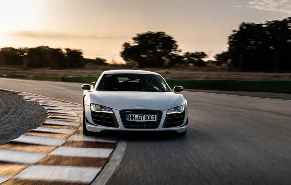 Audi, front view, R8, Audi R8 GT Coupe