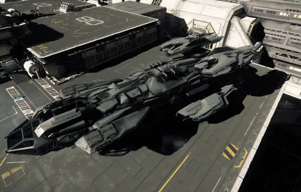 Станция, звездолет, Star Citizen, Constellation
