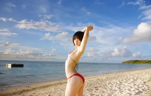 Beach, asian, bikini