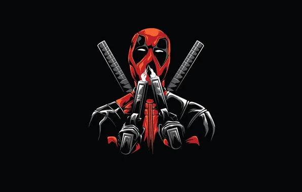 Минимализм, Design, Minimal, Deadpool, Дэдпул