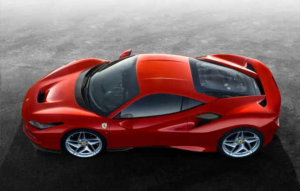 Машина, Ferrari, спорткар, диски, F8 Tribute