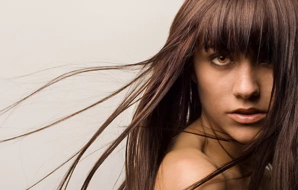 Взгляд, девушка, фон, Taylor Bouse