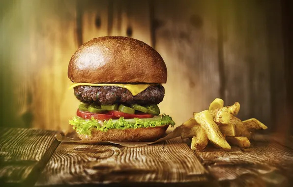 Картинка фон, еда, Hombre burger